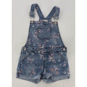 Epic Threads Girls Blue Denim Floral Shortalls Overalls Size‎ 6 See Photos